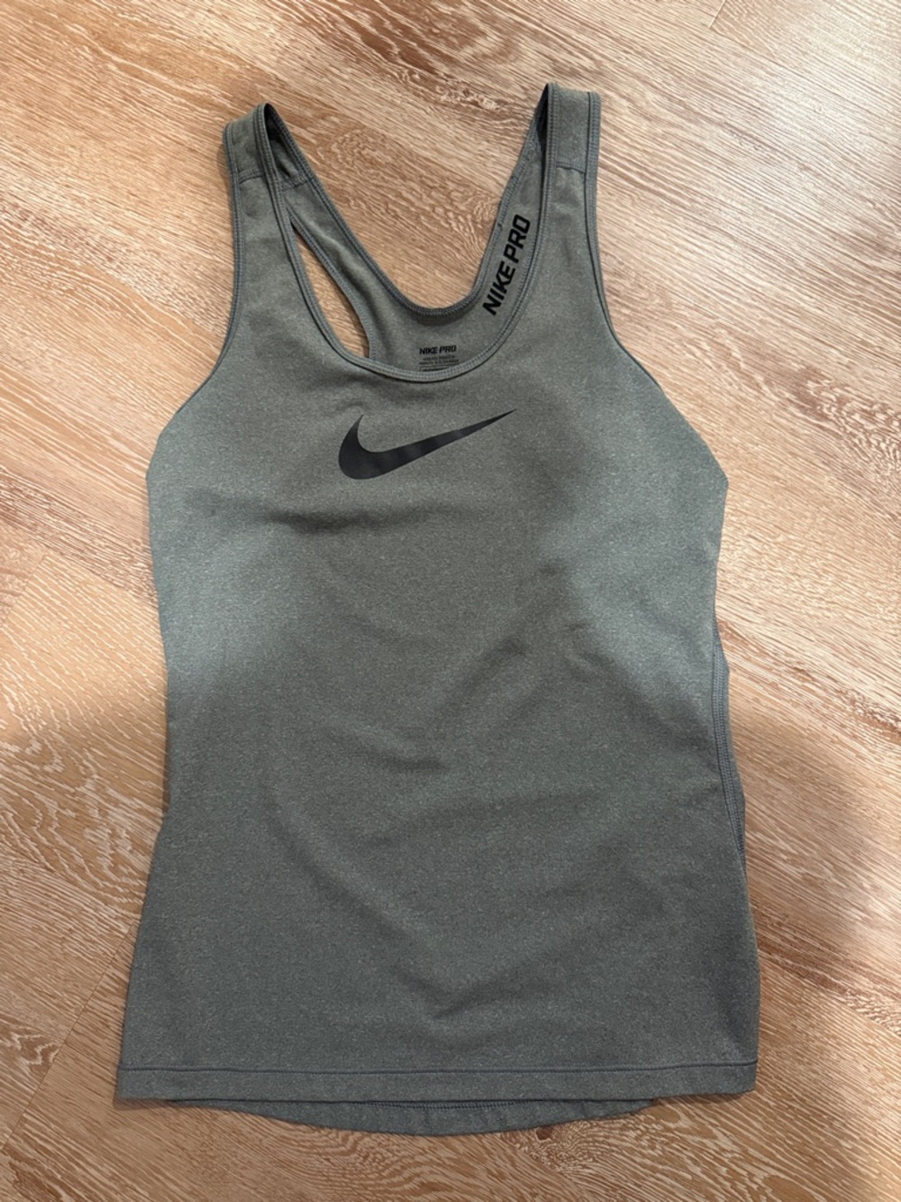 Nike Women's Grey Dri-FIT Racerback Tank